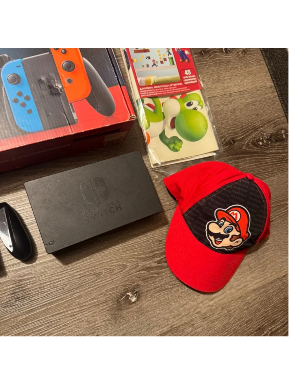 Nintendo Switch Console with Joy-Cons, Dock, and Accessories Bundle Lot